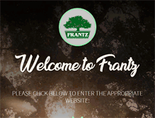 Tablet Screenshot of frantznursery.com